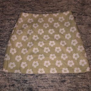 Light green indie skirt